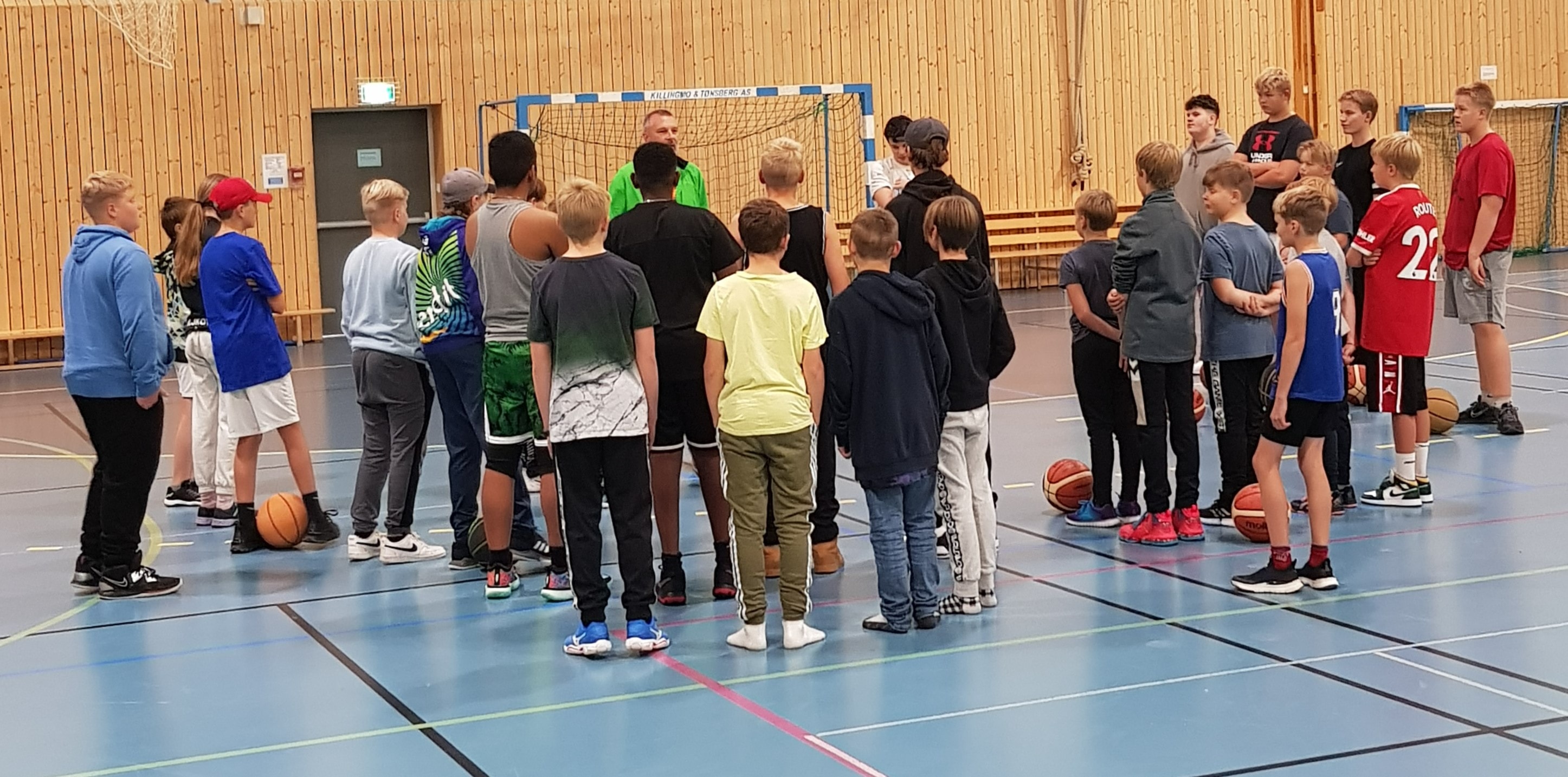 Flott oppstart i basketgruppa.